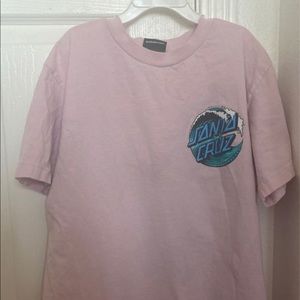 Santa Cruz Pink Wave Dot Shirt